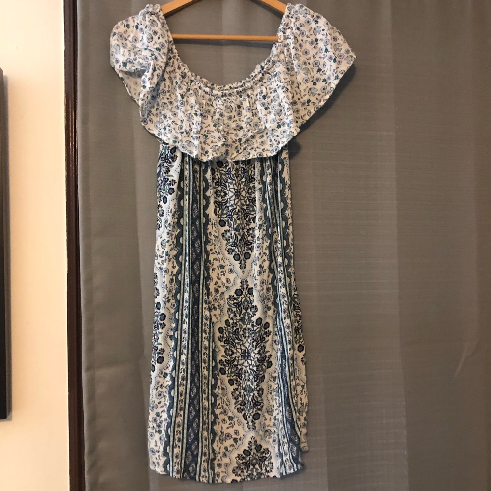 Wallflower Summer Cold Shoulder Dress
